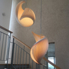 Lampadario di lusso con balcone da salotto, semplice e moderno, creativo