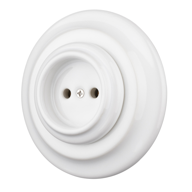 Nuovo presa a parete montata a filo in ceramica di arrivo