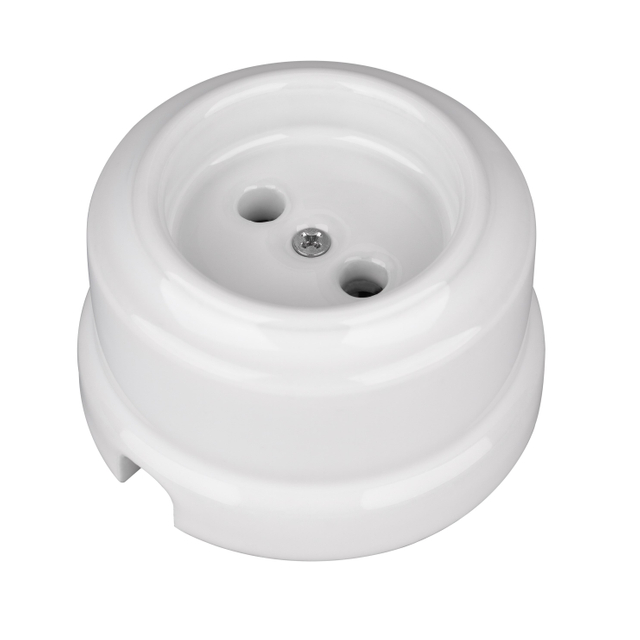 Presa a parete non fondata in ceramica retrò senza infiammabile 