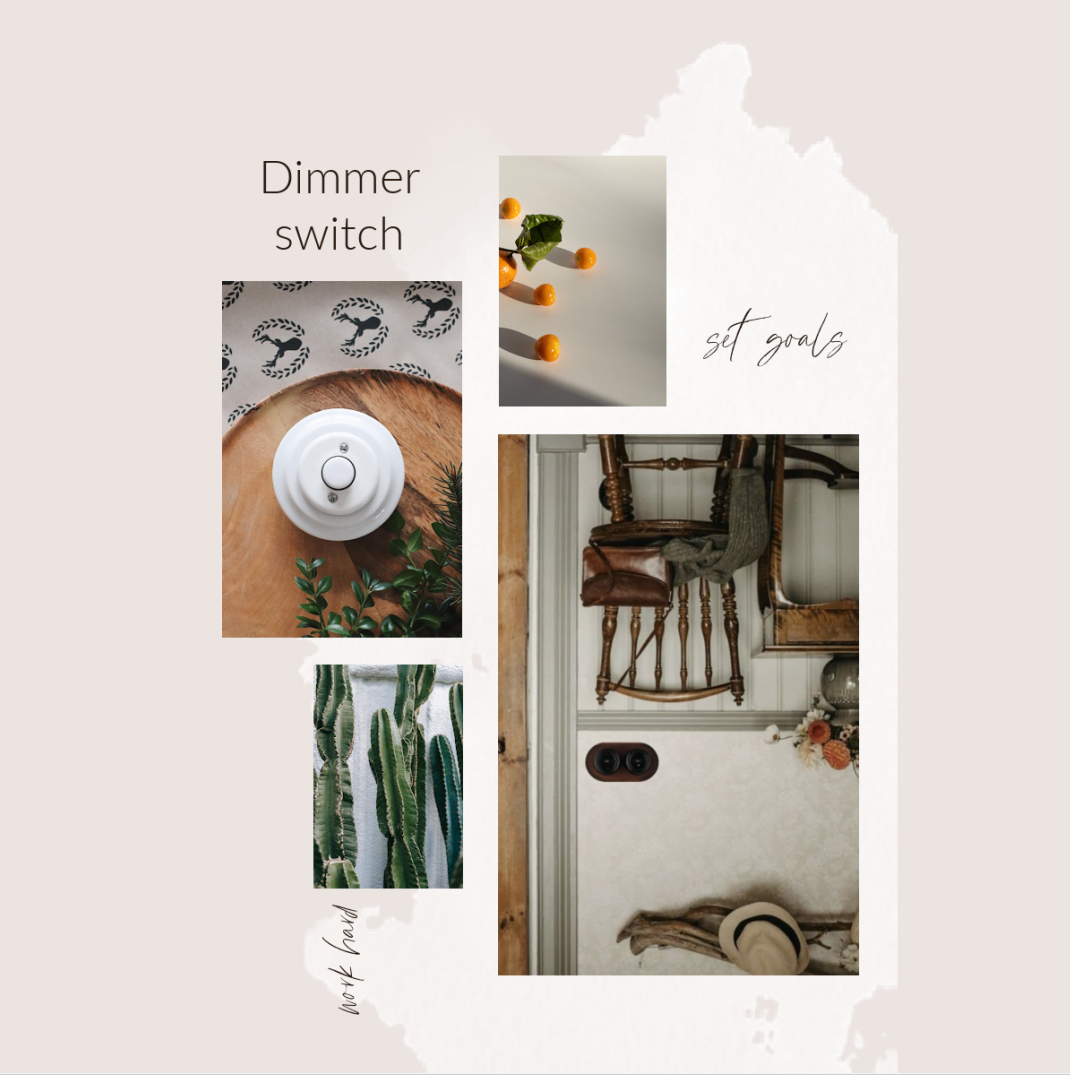 dimmer in porcellana