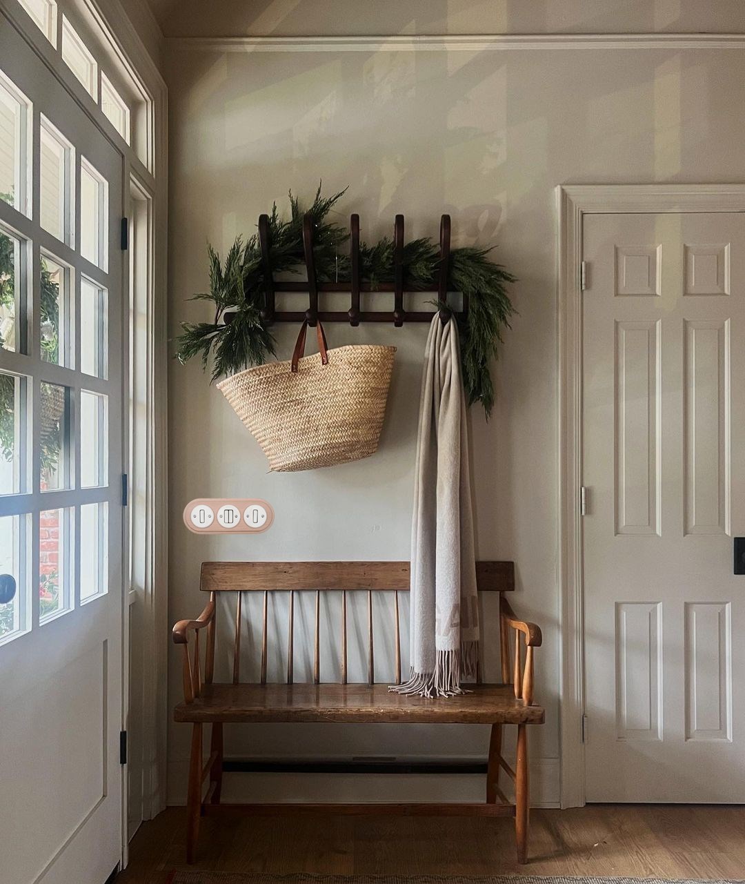 Interruttore a parete in ceramica